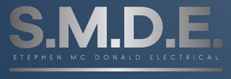 S.M.D.E. Stephen McDonald Electrical Logo